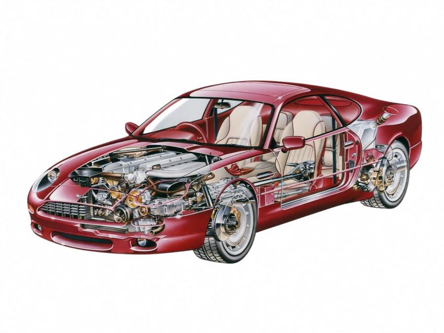 Схема Aston Martin DB7 1994 года  (фото 11 из 19)